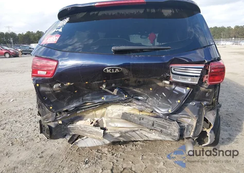 2020 Kia Sedona Lx из США, поврежденный, VIN KNDMB5C14L6634040